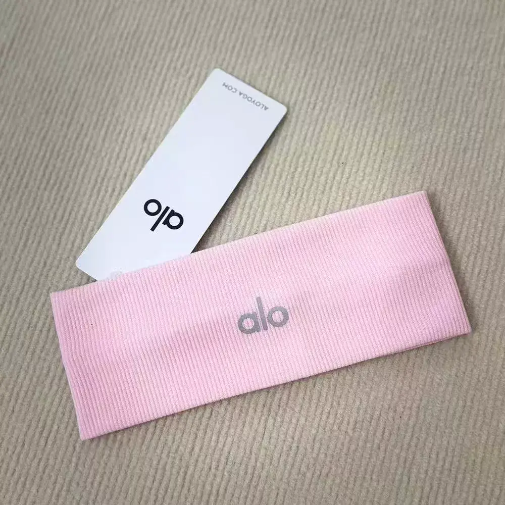 Ribbed Non-Slip Workout Headband for Women, Wide Stretch Running Sweatband, Yoga Pilates Gym Training Hair Wrap, Everyday Sports Hair Band