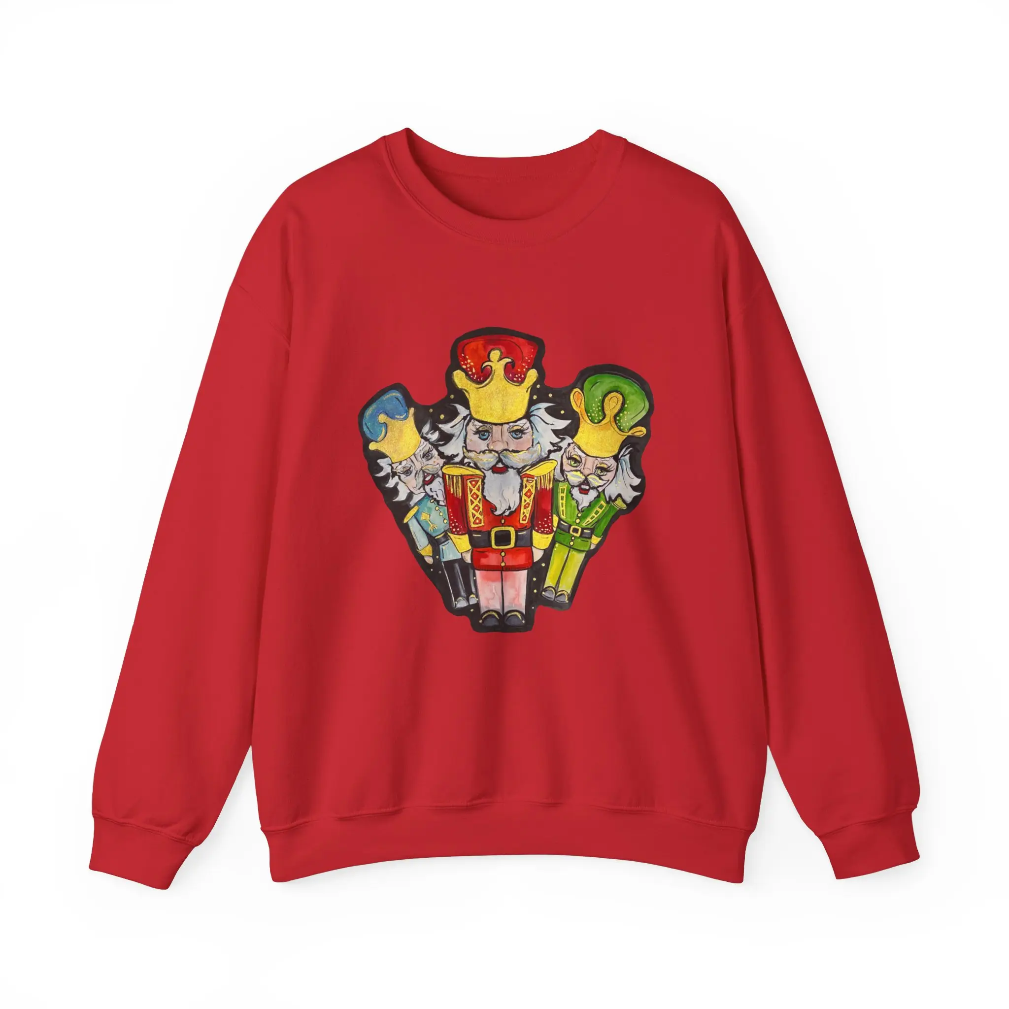 Vintage Nutcracker Sweatshirt, Christmas Holiday Jumper, Festive Winter Sweater, Retro Knit Pullover, Cozy Xmas Top