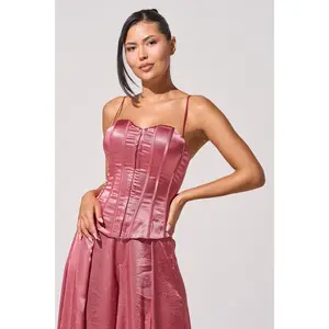 IN FULL BLOOM CORSET IN MAUVE