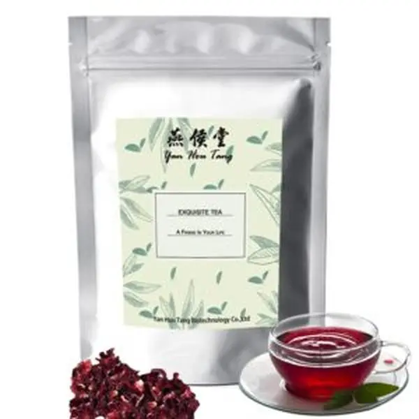 YHT Organic Hibiscus Tea Herbal Dried Flower Loose Leaf Leaves