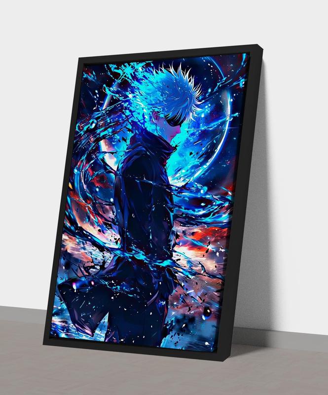 Satoru Gojo Jujutsu Kaisen Poster Manga Fan Print Anime Wall Art Cartoon Home Decor, Christmas Gift (Unframed)