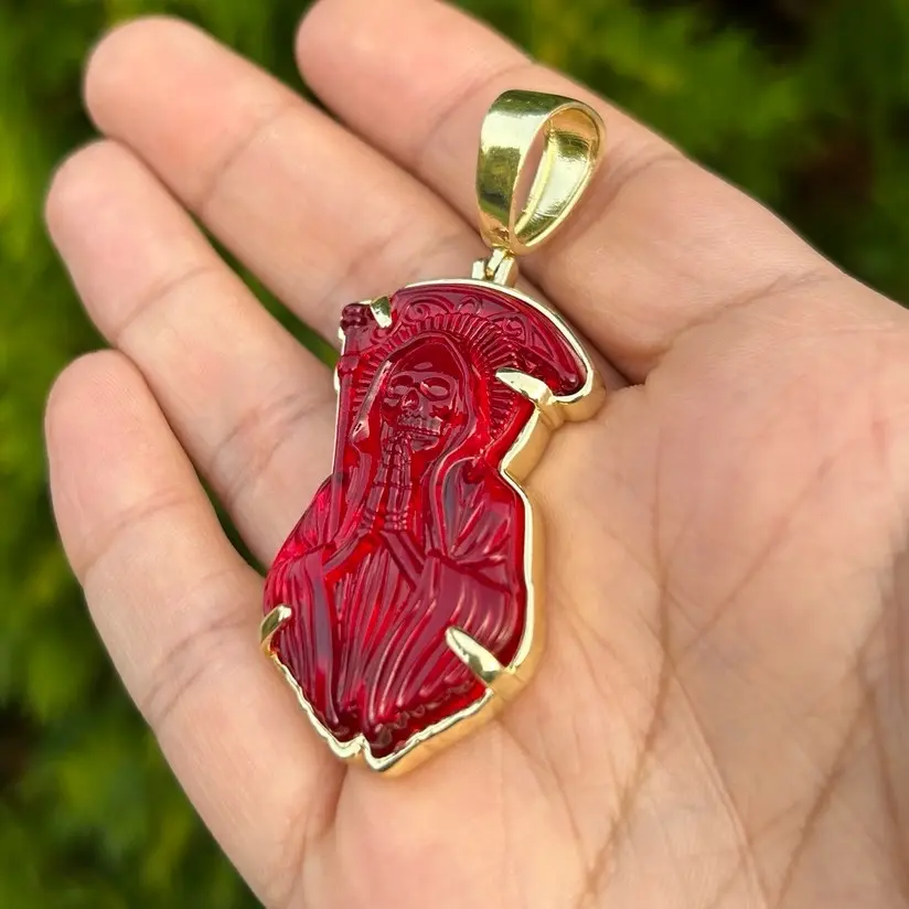 Santa Muerte necklace