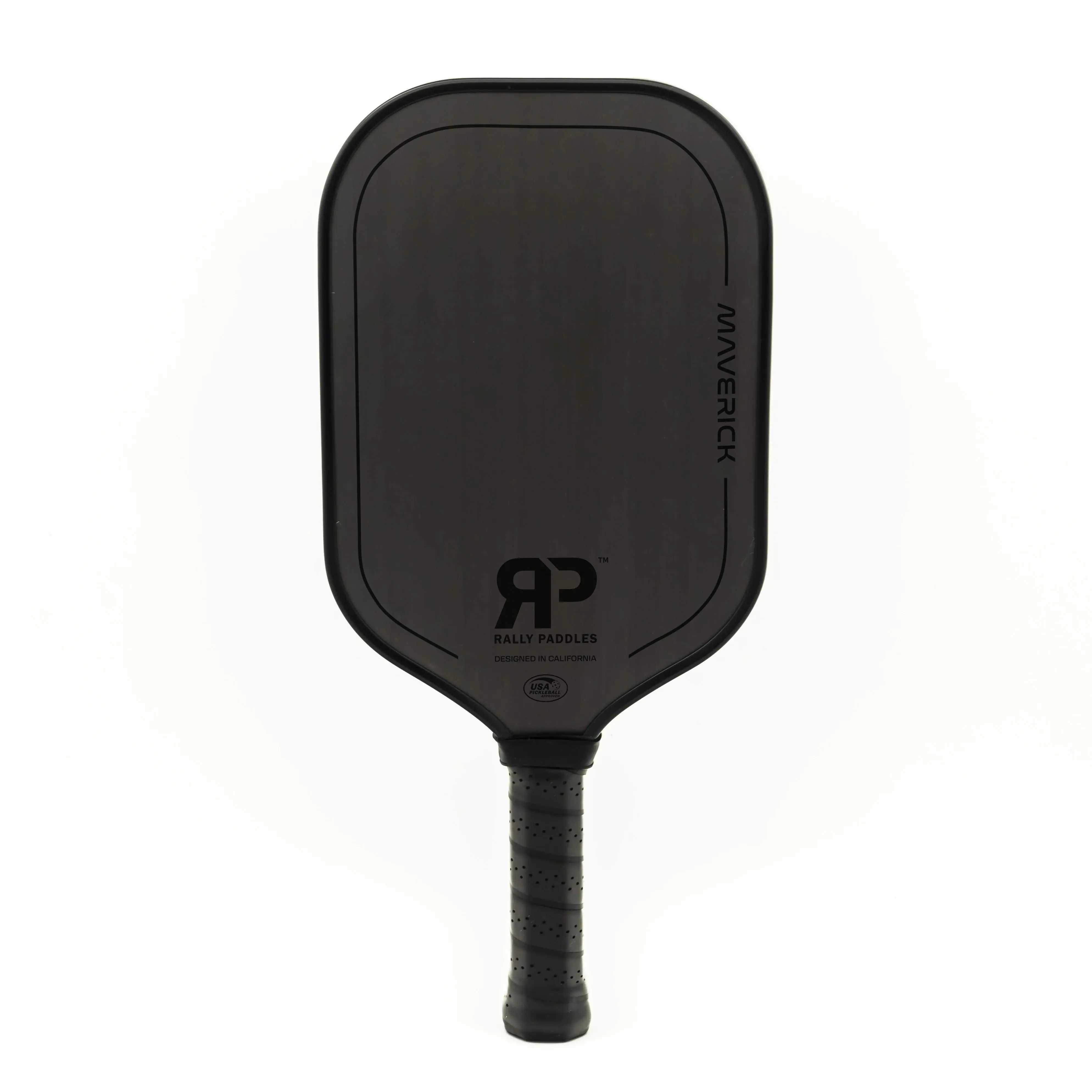 Maverick | Raw Carbon Fiber Pickleball Paddle with High-Grade Performance Honeycomb Core | Thermoformed | Foam Injected Edges for Larger Sweet Spot | More Power and Control