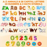 Animals + Letters + Numbers