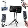ULANZI MA30 Aluminium Compact Tripod - Magnetic Phone Grip, Magsafe-Compatible Holder for iPhone 12+, Double-Sided Quick Mount, Foldable Pocket Accessory, Detachable Stand, Cellphone Videography & Content Creation Tool