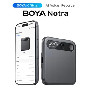 【MothersDayGift】BOYA Notra AI Voice Recorder 64GB Smart Recorder with Call Recording & AI Transcription Audio
