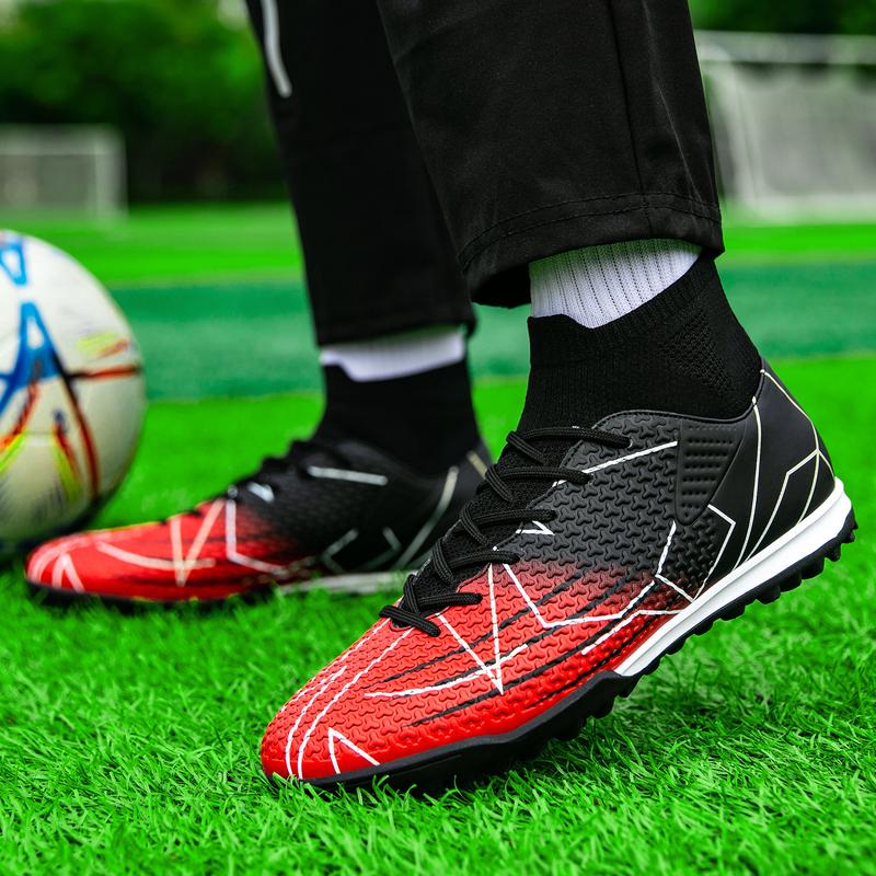 Men's High Top Football Shoes, BreathableComfortable Football Cleats, Professional Football Shoes