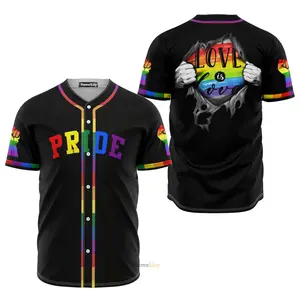 LGBT Pride Love Is Love - Baseball Jersey Jersey Shirt