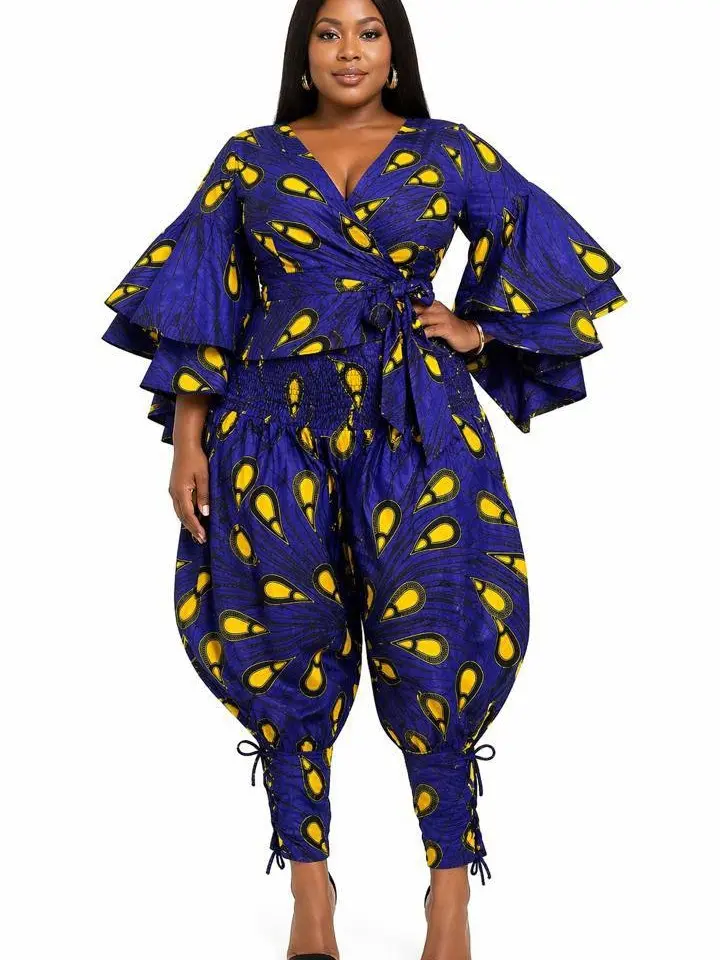 Women's Feminine Midnight Muse Clothing Set - Effortless, Statement-Sleeves, Day-Ready, Unapologetic, Top, Clothes