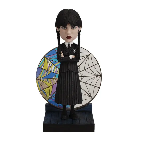 Wednesday Stained Glass Bobblehead Wednesday Stained Glass Bobblehead