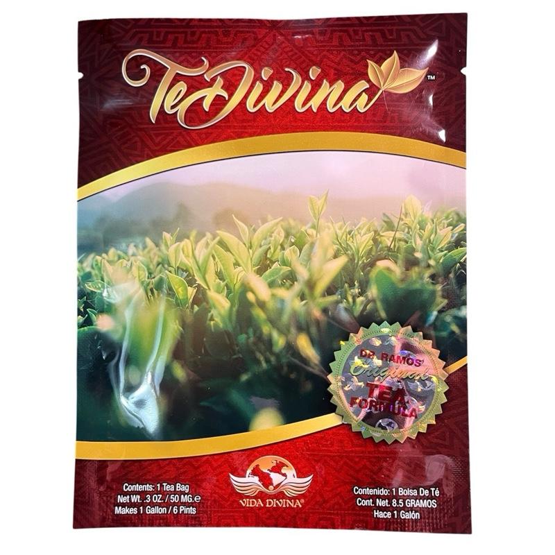 Té Divina Original Detox Herbal Tea 1 Sachet 1 Week Caffeine-Free Natural Infusion for Detoxification & Healthy Digestion Beverage Drink