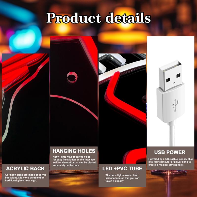 Smirnoff Vodka Beer Neon Signs for Wall Decor Neon Lights for Bedroom Led Signs Suitable for Man Cave Bar Pub Restaurant Christmas Birthday Party Gift Led Art Wall Decorative Crs Light Bar Sign, 5V Usb Power