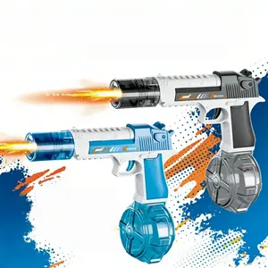 Summer Electric Light Water Gun, Large Capacity Pulse Continuous Fire, Outdoor Water Spray Toy for Adults and Kids