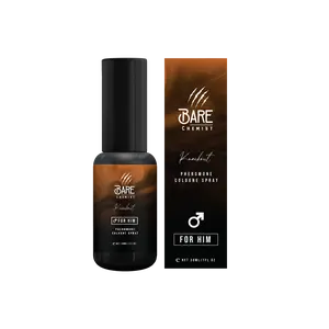 Bare Chemist Knockout Pheromone Cologne for Men – Fresh Woody & Aromatic Scent – Alcohol-Free, Long-Lasting – 1oz