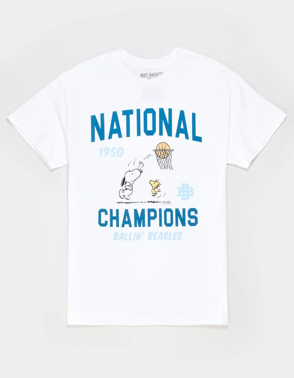 RIOT SOCIETY x Peanuts Basketball Mens Tee