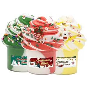 2.37oz Fluffy Butter Mud Kit Non-Stick Soft Scented Polymer DIY Squishy Covered Slime School Prizes Birthday Party Christmas Gift