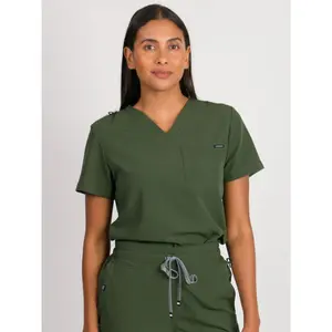Camilla | Slim 1 Pocket Scrubs Top