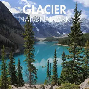 Glacier National Park- 2x2 Magnet