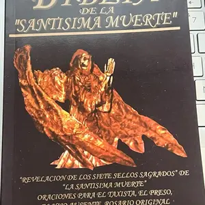 Sagrada Biblle Santa Muerte: Book, Pray, Ritual, Altar,  - 182 Pages