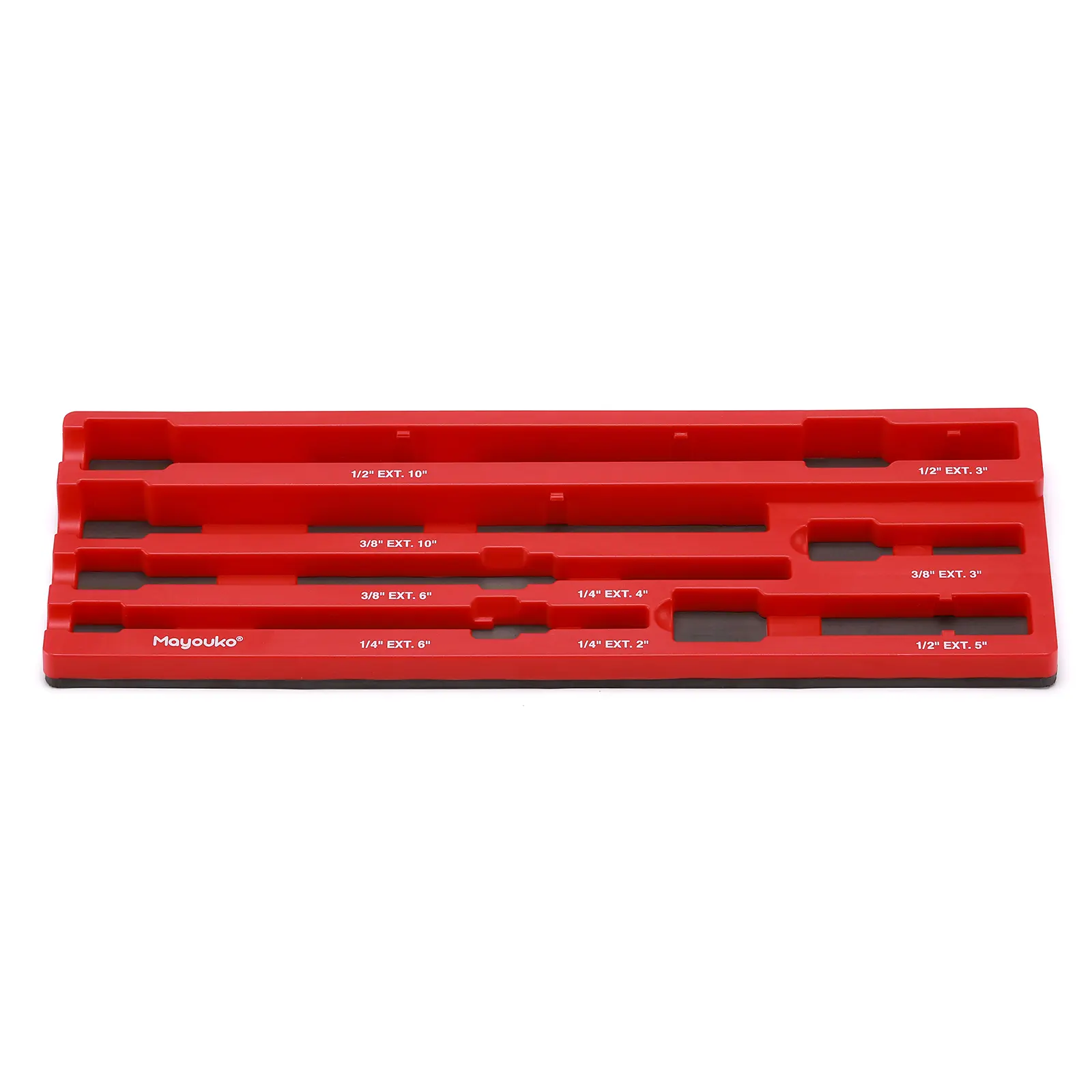 Magnetic ABS Socket Extension Organizer for 1/4" 3/8" 1/2" Drive Extensions Holder Garage Tool Storage Lockable Tool Storage Tool Kit