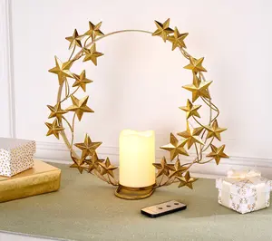 Cozy Cottage by Liz Marie Star Wreath Candle Holder