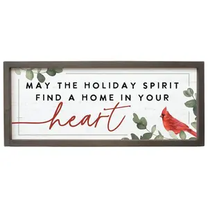 Sincere Surroundings 24" Holiday Spirit, Farmhouse Frame