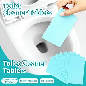 30pcs Powerful Household Cleaning Tablets - Multi-purpose Stain Removal Wipes, suitable for kitchens and bathrooms, containing detergents, citric acid, disposable toilet wipes, floor cleaning cloths, toilet cleaners, bathroom cleaning cloths