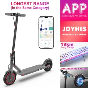 Electric Scooter – 19 MPH Max Speed, 8.5" Honeycomb Solid Tires, 350W Motor, 12 Miles Range, Foldable Commuter Scooter with Dual Braking System & App Control,Suitable for Adults and Teenagers. App Lock Function, electric scooters