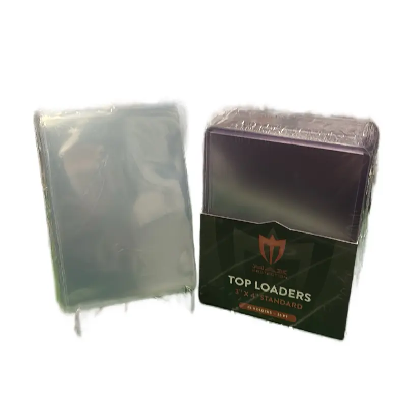 Ultra Pro Regular Toploaders 35pt - 1 Pack of 25, 25 Total Toploaders with 100 Penny Sleeves clear Card baseball card
