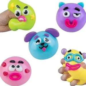 2026 NEW 5pcs Squishy Cute Easy Squeezy Funny Face Squishy Stress Balls Stress Relief Desk Accessory for Adults 2026 NEW Squishy Cute Easy Squeezy Funny Face Squishy Stress Balls Stress Relief Desk Accessory for Adults