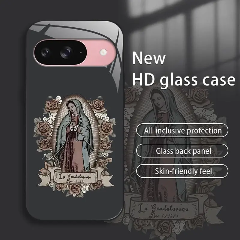 Google Pixel 9 Smartphone Case - High-End Simple Eco-Friendly Glass Cover, Business-Style, Explosion-Proof, Anti-Fall, Anti-Fingerprint, Affordable Protection for Handheld Cellphone Devices