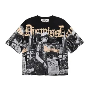 Rhinestone Logo Bling graffiti letter print T Shirt Men Women Grey wash loose casual Tees Fashion Harajuku Shinning Diamond Tops