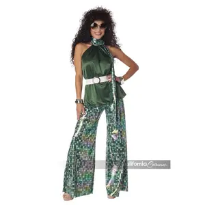 Green Disco Lady - Reversible Top - Costume - Adult - 4 Sizes