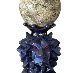 Various Sphere and Mini Tower Holders - Unique Decorative Display for Collectibles and Home Decor Decoration Items Desktop Statue Figurine