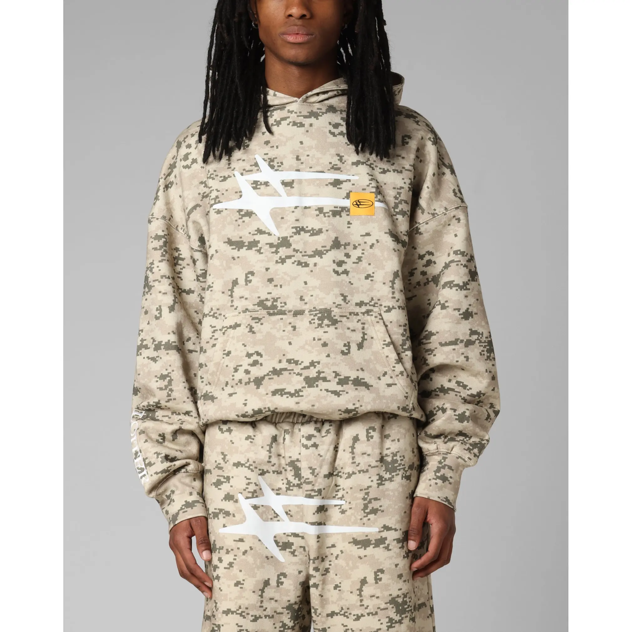 Loiter Hybrid Hoodie Digi Camo