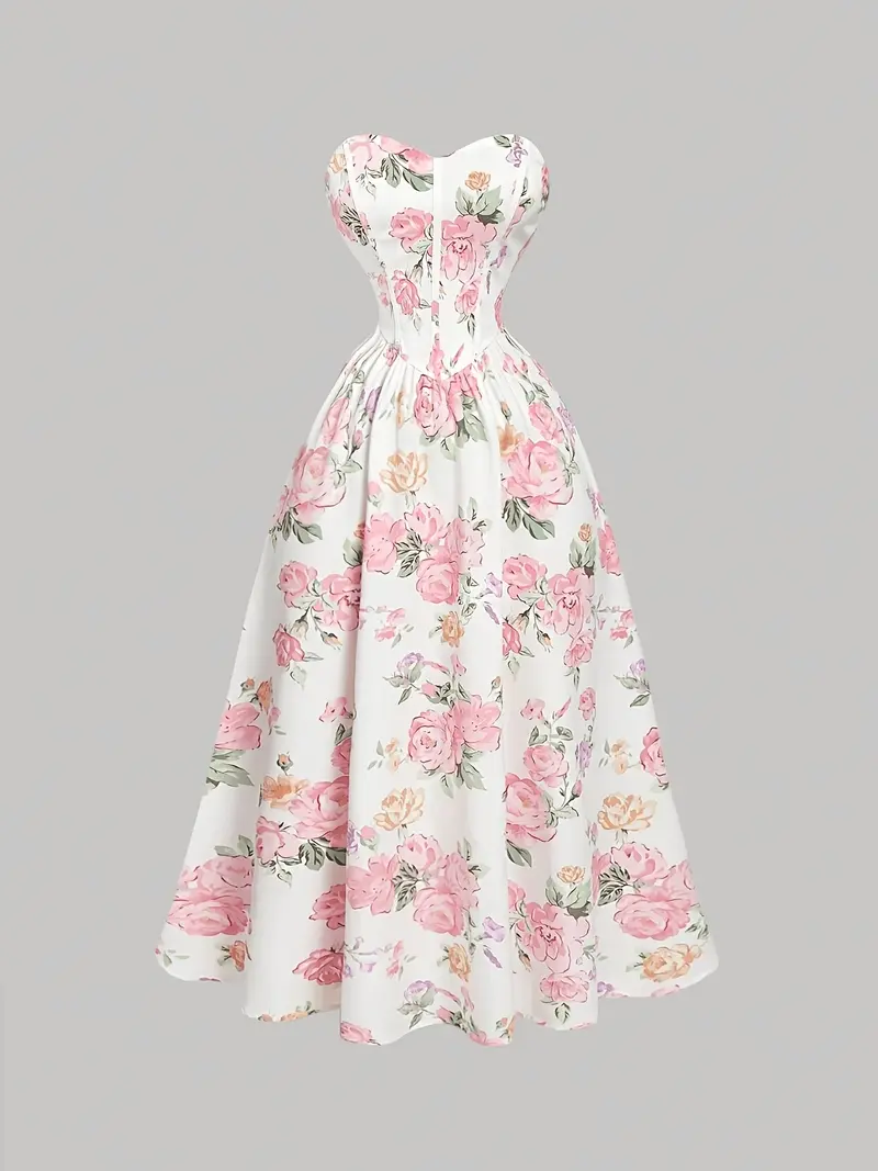 prom dresses floral and flowy