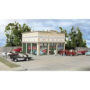 Walthers Trainline HO Scale Wallschlager Motors Building, 8
