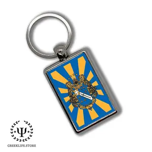 Alpha Phi Omega Keychain Rectangular