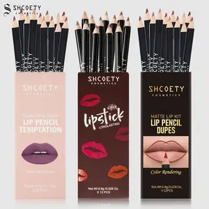 B2G1 FREE! SHCOETY Multi-Shade Matte Lip Liner Set - Waterproof Long Lasting Creamy Lip Pencils, All Skin Tones Friendly