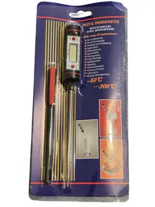 Digital Thermometer WT-1 Stainless Steel Probe LCD -50C to 300C Instant Read