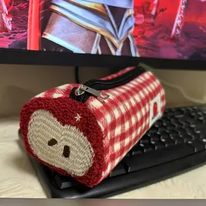 Pencil Case Coin Purse Large Capacity Student Stationery Storage Bag High Appearance Cosmetics Organizer Earphone Pouch