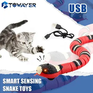 🐱🔌 Get your fur baby entertained with our Smart Sensing Snake! 🐾🎮 This interactive cat toy is perfect for playful kitties and can be charged via USB. 🐾🔋 Let your pet dogs join in on the fun too! 🐶🎉 #CatToys #InteractivePlay #PetEntertainment