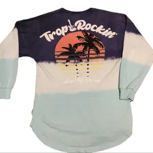 Trop Rockin' Island Life V-Neck Ombre Jersey Sweatshirt