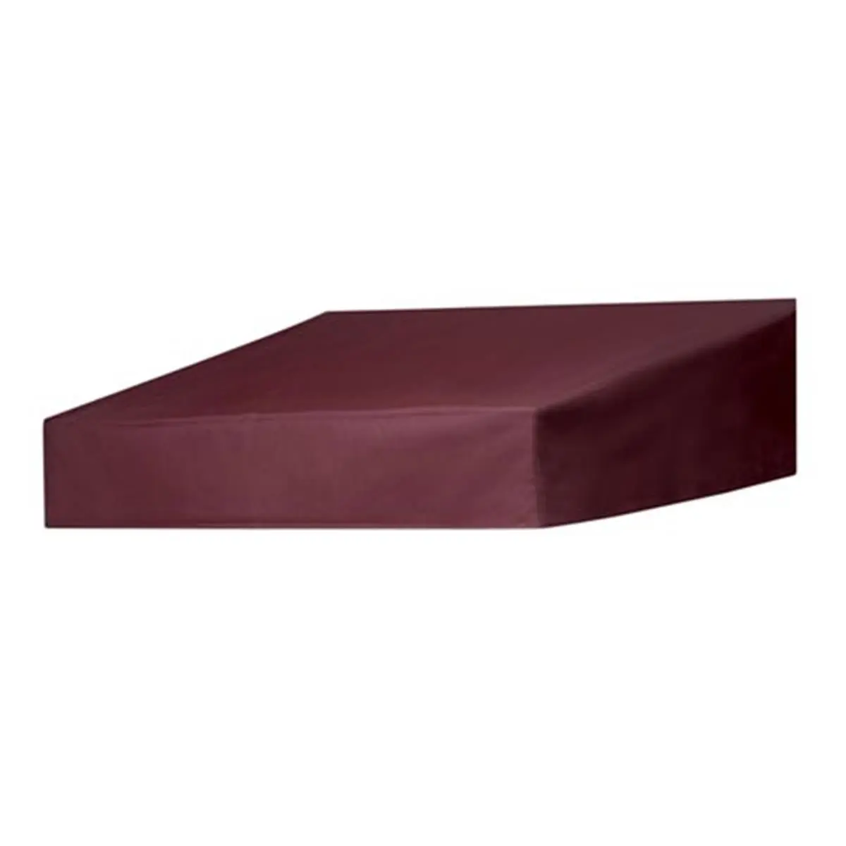 212 MAIN Classic Commercial Grade Door Canopy - 4ft Corrosion-Resistant Rustproof Aluminium Frame, Straight Edges Outdoor Sunshade, Car Exterior Accessory with Commercial Hardware, Ebony, Sun & UV Prevention