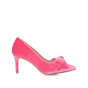 CRYSTOL STILETTO PUMP HEELS IN WIDE - Pink