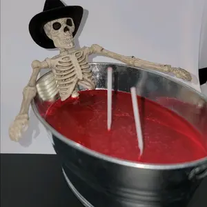 skeleton hilbilly bathtub candle