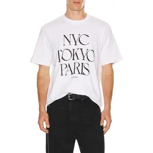 Calvin Klein Flagship City Tee in Brilliant White Unisex