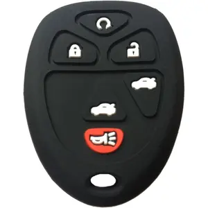 Key fob cover for Springland Tahoe: key fob case protector fit for 2007 to 2014 Chevy Tahoe surburban GMC whose XL Denali 15913427 15857840 20869057 22756462 (1 pic)