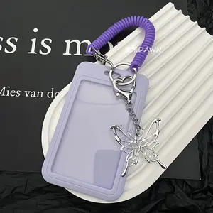 Butterfly Photocard Holder 3 inch Photo Sleeve Student Bus ID Card Case Korean Picture Display Idol Photo Frame