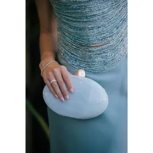 Cult Gaia - Eviana Clutch - Light Breeze